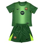 Günstige Fußballtrikots FC Barcelona Torwart Kinder 2025-26 Kurzarm